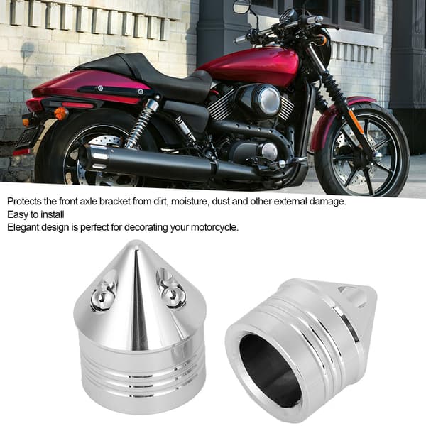 Framaxelnavkapsel i aluminiumlegering Universal Mutterkåpa Motorcykelmodifiering Passar VRSC XG XL