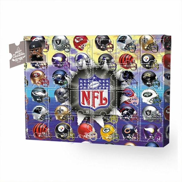 Ny Julekalender med 24 Dører, 2024 Julekalender 24 Figurer Lagfarger Juleferie Julekalender Fln-Nfl Overraskelsesgave