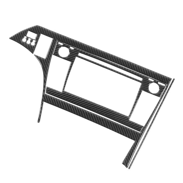 3 st Kolfiber GPS Navigations Panel Trim Cover Blank Yta Passar för Prius 2012‑2015