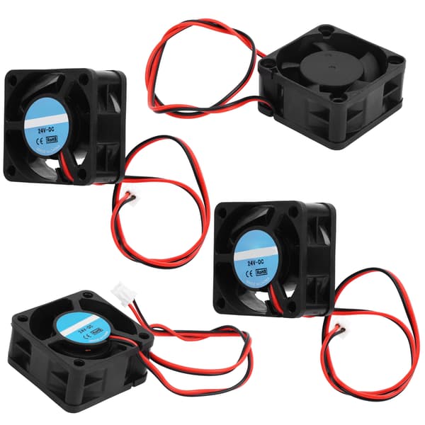 4 Kugleleje Køleventilator 4020 24V til 3D Printer Varmeafledning