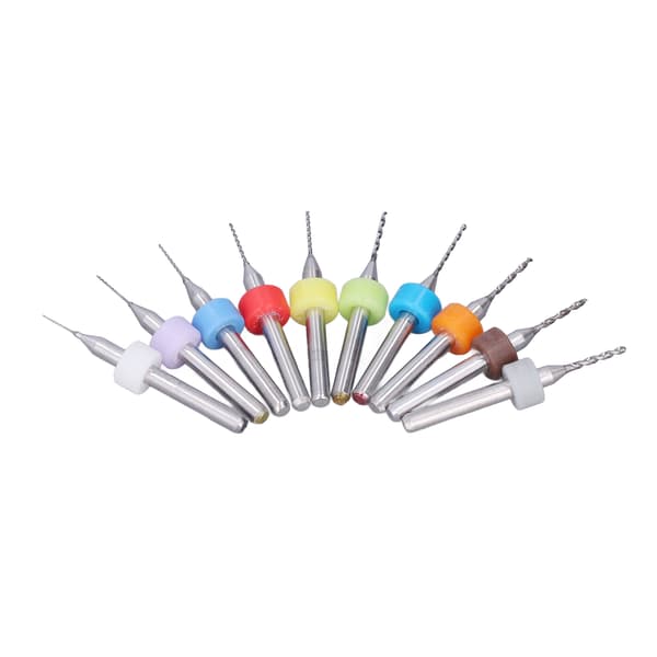 Högpresterande makroborr av volframkarbid, 10-pack