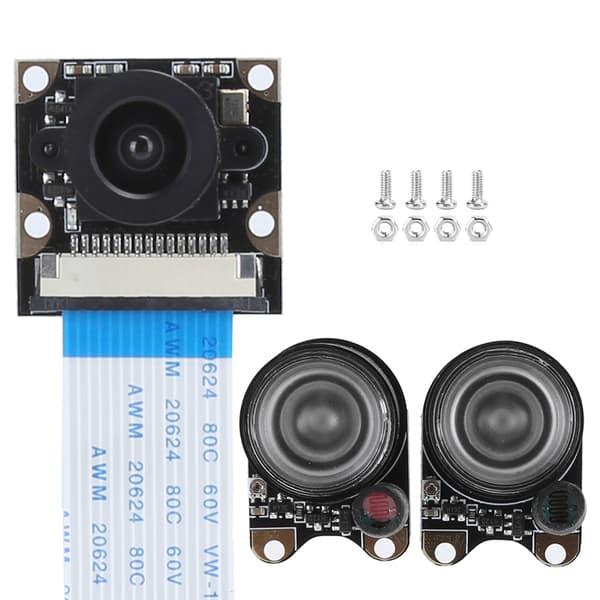 Raspberry Pi Kameramodul 1080P Infrarød Nattsyn Lysfølsom