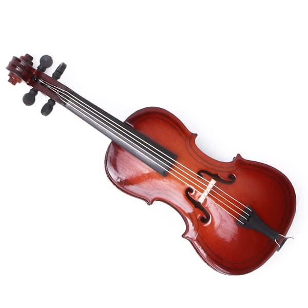 10 cm Mini Träcello Modell Instrument Musikgåvor Heminredning