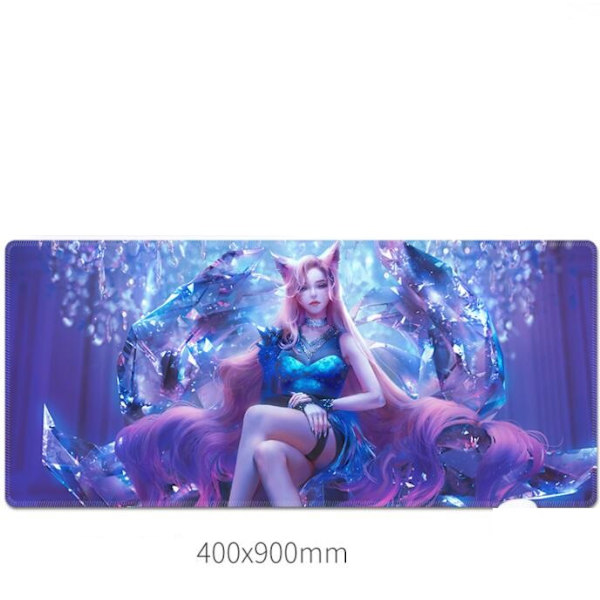 League of Legends musemåtte (kda ni-tailed demon fox)