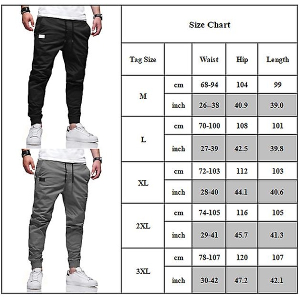 Miesten yksiväriset kiristysnyörillä joustavat vyötäröhousut Black 2XL