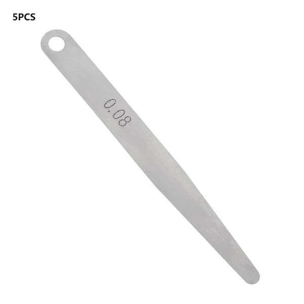 5-pack 0,08 mm tjocklek mätdon metrisk bladmått