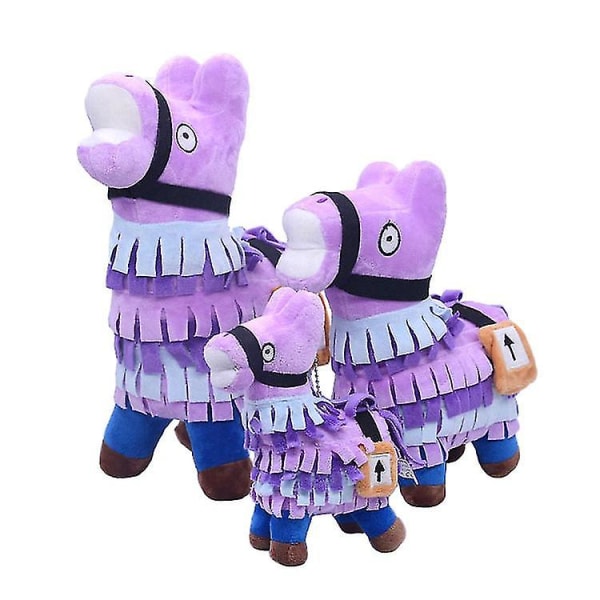 20 cm blød hest Plys Trold Stash Lama Spil Battle Royale Karakter Legetøj Til Børn Gave Anime Intelligence Alpaca Horse Game A