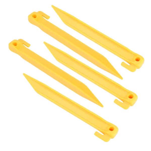5 Slitesterke Teltplugger i Nylon, Spiker, Tilbehør for Camping