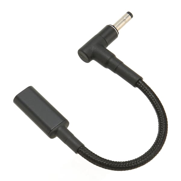USB C til 4.0x1.7 mm DC Hann Adapter 100W Dobbel PD EMARK Chip Plugg Konverter Laptop Ladeadapter