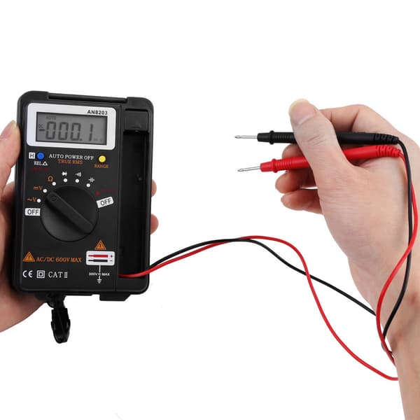 ANENG AN8203 digitalt multimeter - AC/DC voltmeter, ohmmeter, LCD-skærm (4000 tællinger)
