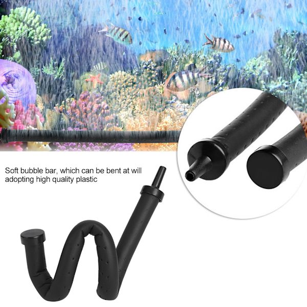 Akvarietillbehör Plast Syre Luftbubblor Rör Pump 20cm