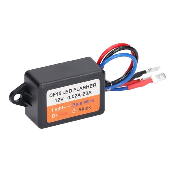 LED Blinklysrelé - 12V Strobe Controller Bil Blinklysmodul