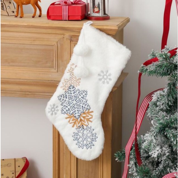 Joulukuusi Snowflake Pehmo-sukat (Snowflake Socks)