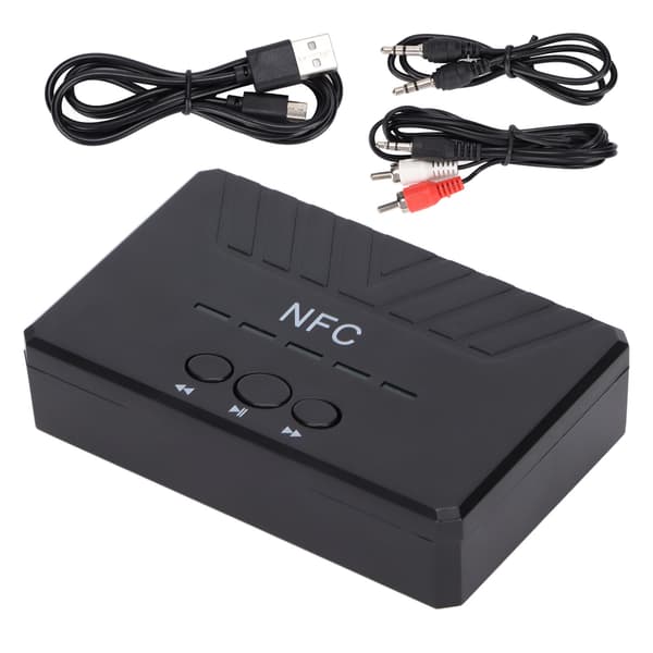 NFC 5.0 Bluetooth-mottaker USB AUX trådløs lydadapter bil hjem stereo