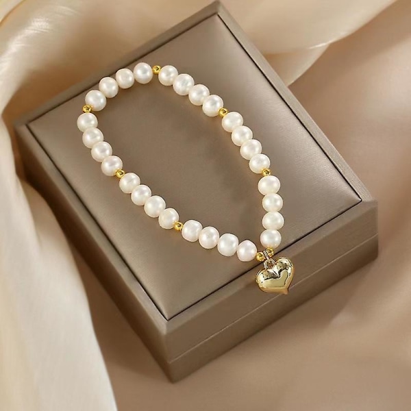 Armbånd Pearl Heart Stud piger&#39; Modesmykker Ac3449