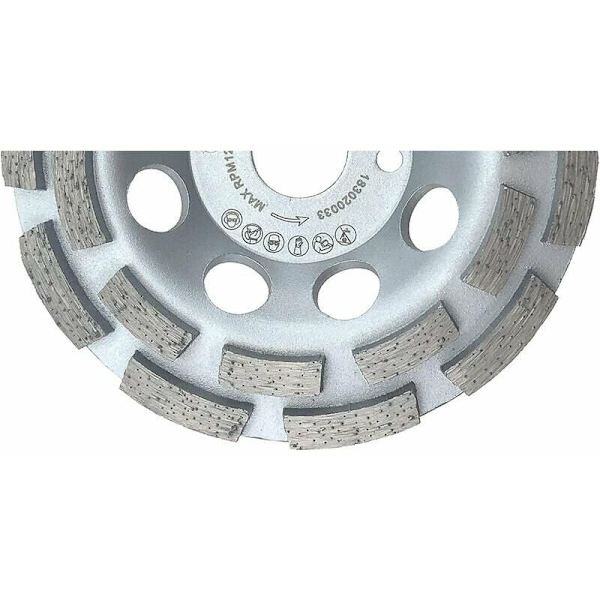 Universal timanttiterä betonille 125 x 22,2 mm PDX829.025 kaksirivinen