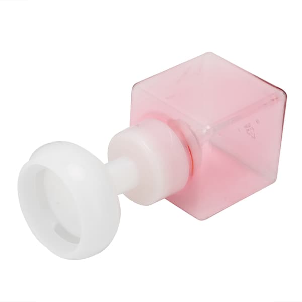 Påfyllningsbar skumtvåldispenser 250ml Transparent Rosa Blommig Design