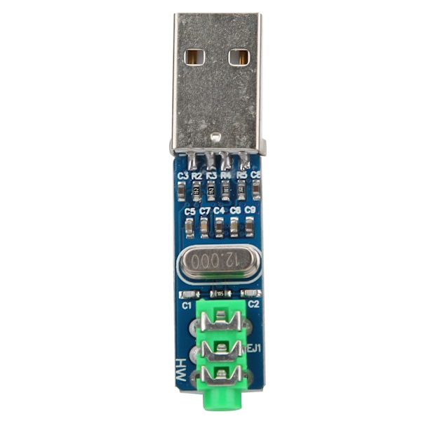 5V Mini USB DAC Dekoder PCM2704 USB Ljudkort Analogt Ljudkort