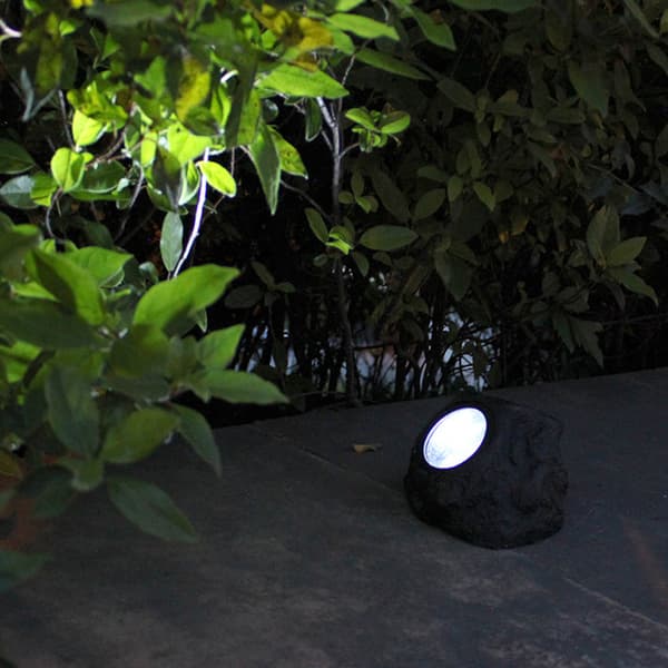 Vattentät Solcellsdriven LED Gräsmatta Lampa Utomhus Simulerad Stenlampa