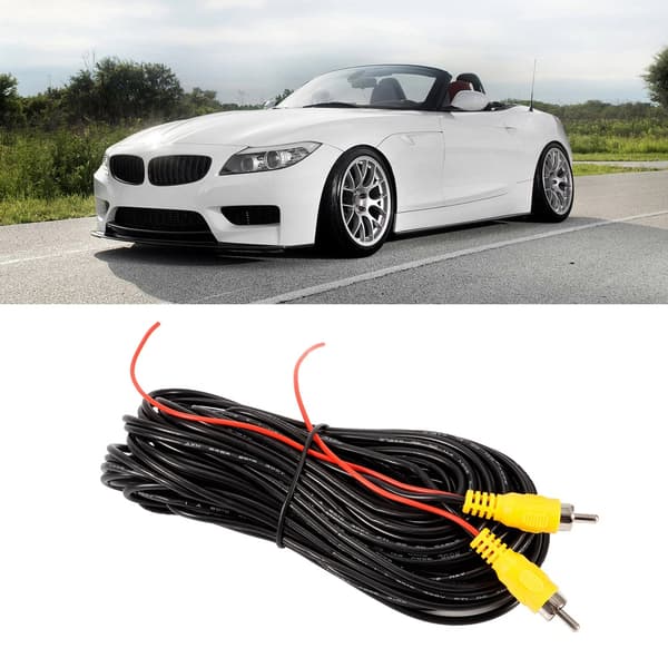 15m RCA Han til Han AV Audio Video Kabel til Bil Bakkamera DVD CD Afspiller TV Boks