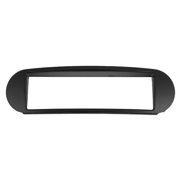 1Din Center Control Audio Facia CD MP3 DVD Panel Stereoafspiller Ramme Bil Interiør Trim Sort