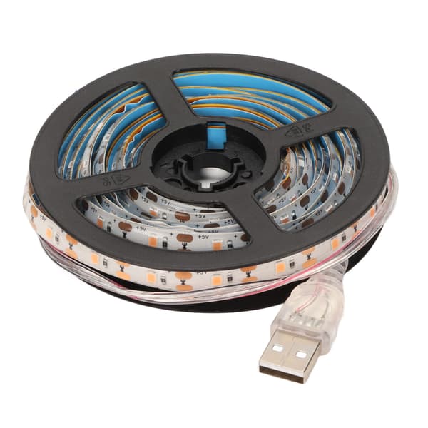 Full Spectrum Vanntett USB LED Plantedyrkingslysstripe 5V 2m 6.6ft for DIY Hydroponisk Dyrketelt