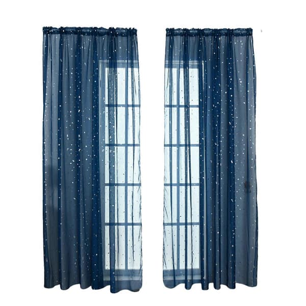 Romantisk tyllgardin elegant, romantisk for barnerom navy blue 1m*2.7m