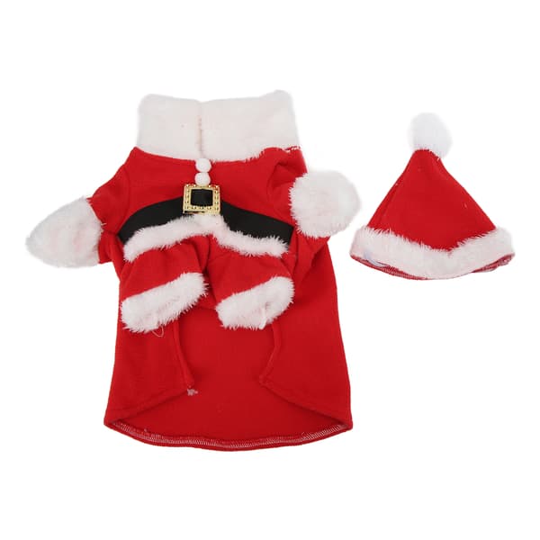 Julehunde Kostume Julemand Hunde Vinter Sweater Hat til Små Medium Hunde XL