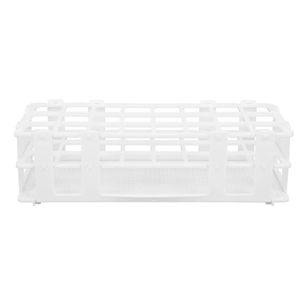 Avtakbart 24-hulls plastrørstativ for laboratorieprøvetaking