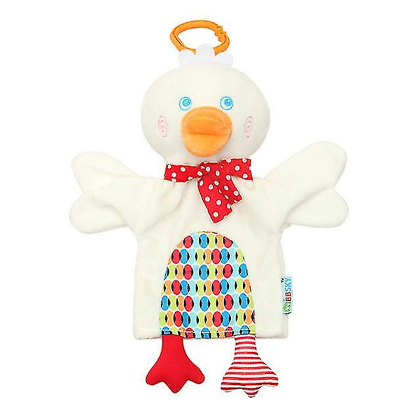 Tecknad djur Fingerdocka Plyschleksaker Docka Apa/groda/anka Statyett Barnfavorit Docka Berätta Rekvisita Pedagogiska leksaker A Monkey