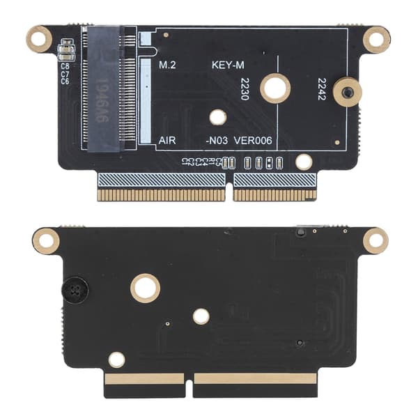 A1708 M2 NVMe Key M NGFF SSD-adapter til 2016 2017 MacBook 2230 2242