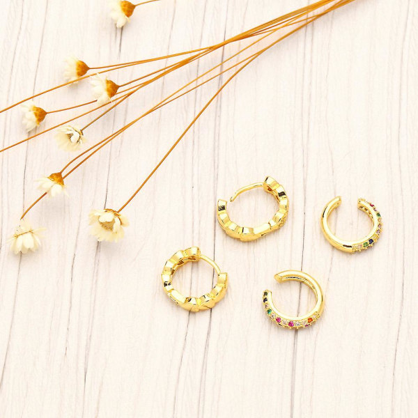 Korvakorut Vintage Zirkoni Heart Stud Muotikorut Ac10469 A
