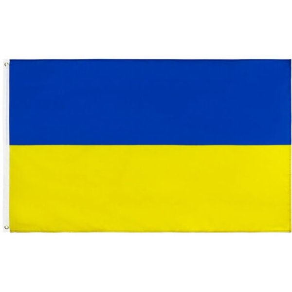Ukrainan lippu 150x90cm - Ukrainan lippu 90x150cm - 2kpl lippuja
