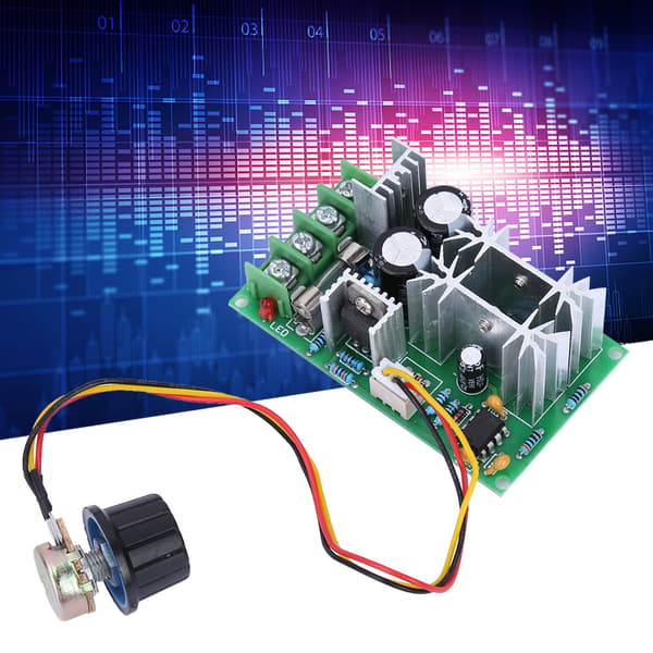 Høykvalitets DC Motor Hastighetskontroller 9-60V 20A PWM Regulator