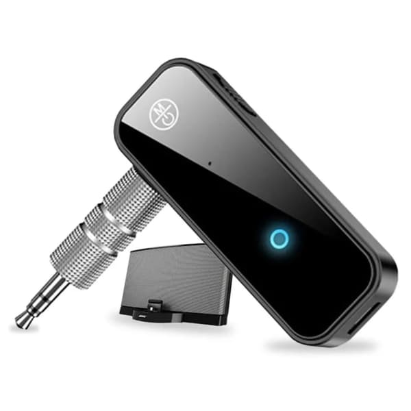 Bluetooth 5.0 Receiver 3.5mm Interface 2 i 1 AUX Adapter Musik Transmitter Receiver til Computer TV Projektor Højttaler Hovedtelefoner