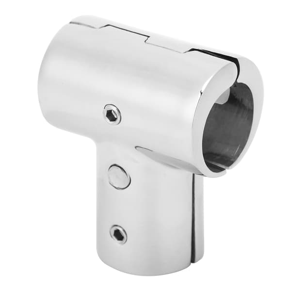 T-kobling i rustfritt stål 3-veis rørforbindelse rørfittings for båt 22mm/0.9in