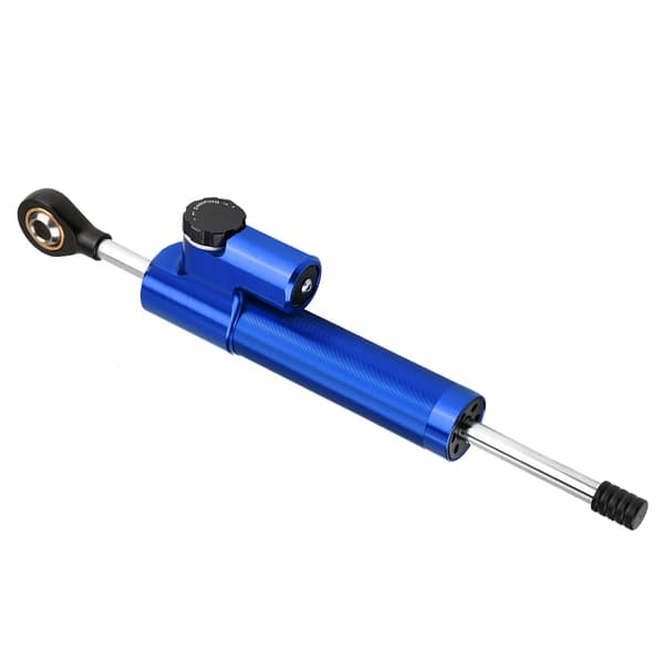 Universal Motorcykel Aluminiumlegering Styredæmper Stabilisator (Blå & Sort)