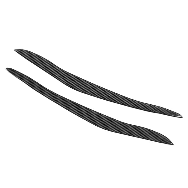 2 stk. Karbonfiber Hodelykt Øyenbryn Eksteriør Dekorasjon Passer for X5 E70 2007‑2013