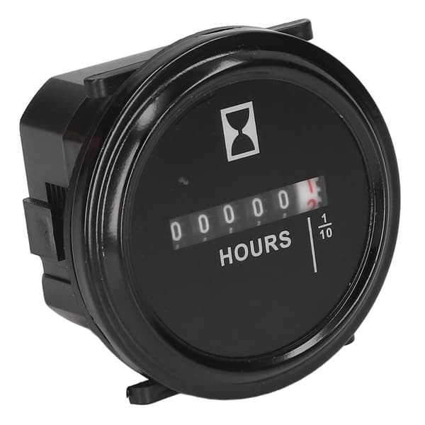 Timeteller 99999.9 Timer AC DC Universal Timer Fullstendig Forseglet Rund Kvarts Mekanisk Timer 6-80V