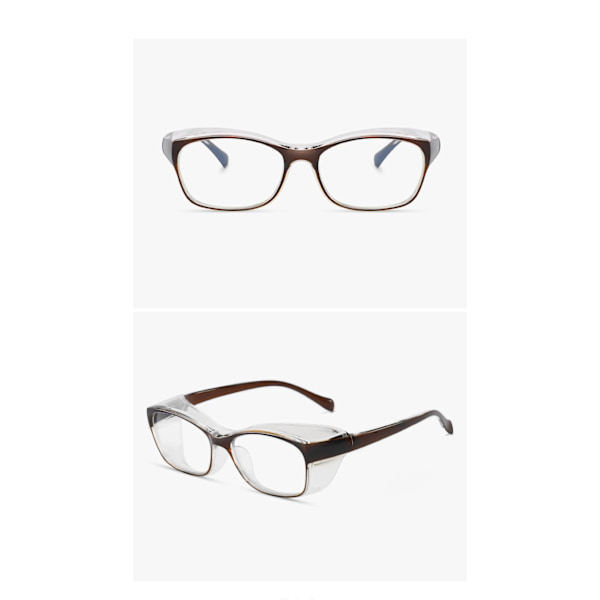 Udendørs forseglede Anti-Blue Light Night Vision solbriller The wine red frame is transparent