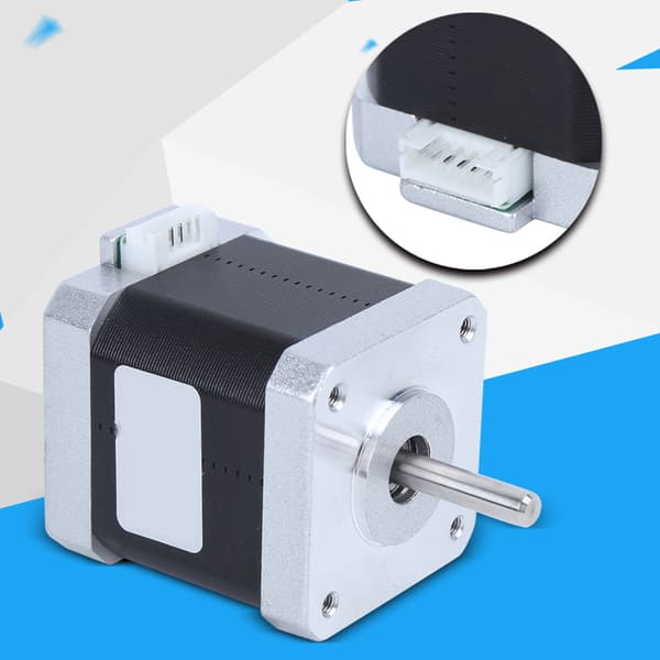 NEMA 17 Steppermotor 3D-printertilbehør med 4-pinners kabel 17HS8401