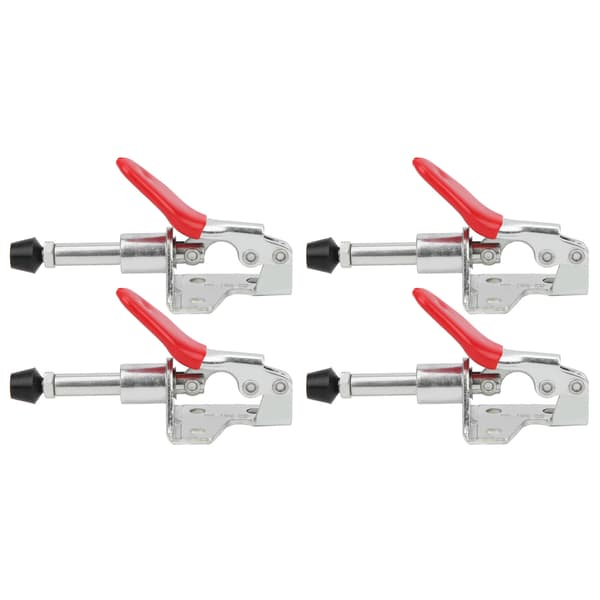 4 stk. Toggle Clamp Hurtig Låsning Belastning 45 kg Push Pull Hurtigudløser Håndværktøj GH301AM