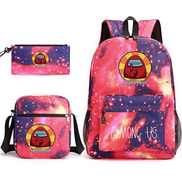 Among us The Space Werewelf Kills The Student Schoolbag Reppu-tähtipunainen starry red