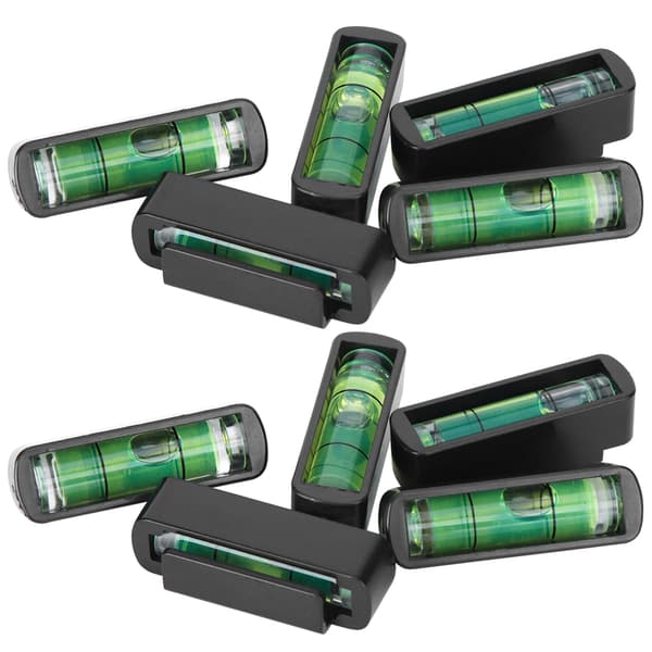 10 st Mini Plast Vattenpass Hög Precision Justering Kamera Stativ Horisontell