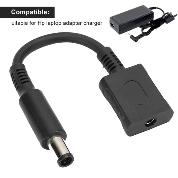 HP DC Strømadapter Stik Hun 4.5x3mm til Han 7.4x5.0mm
