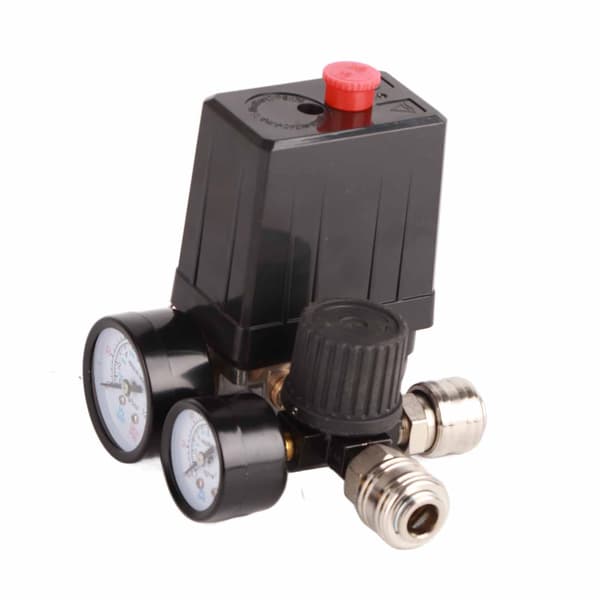 1 4 tums kompressor tryckströmbrytare regulatorventil 90 120PSI 220V