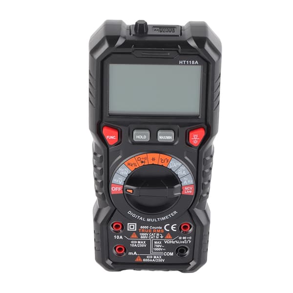 HT118A 6000 Räknas Digital Multimeter Auto Range True RMS Amperemeter