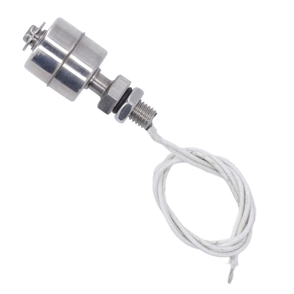 5Mpa flydende vandstandskontrolkontakt rustfrit stål niveau sensor 10mm slaglængde 0-220V 45mm længde