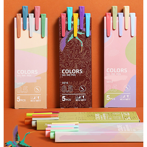 Morandi color geelikynä värillinen käsitili kynä opiskelija paperitavarakynä (Ruixiang geelikynä täysi neulaputki 0,5 (macaron) (0,5 mm)),