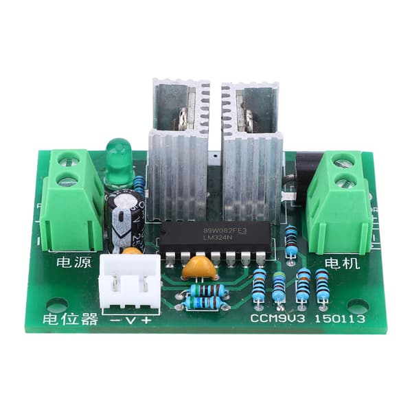 12-24V 6A DC Motor Hastighetskontrollmodul PWM Trinnløs Hastighetsregulering